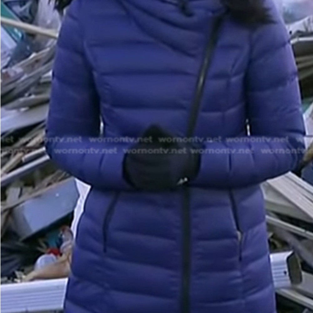 Women's Blue Puffer Jacket
